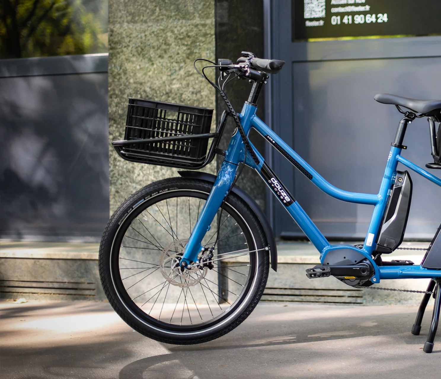 Vélo électrique cargo longtail Douze LT2 S + Pack famille